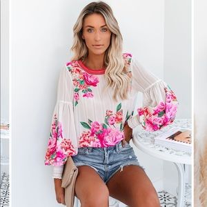 VICI- Floral Blouse